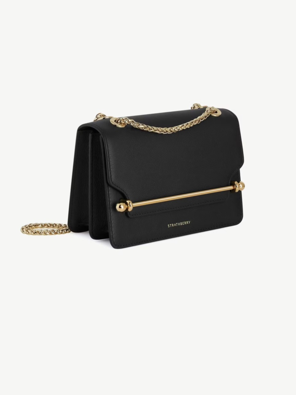 Strathberry East/West Mini in Black